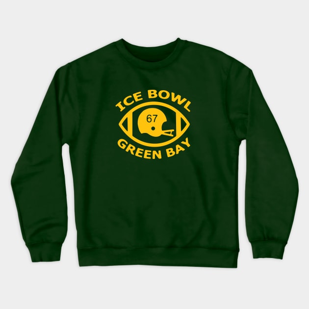 Ice Bowl Game YELLOW Crewneck Sweatshirt by Designs by TheGM 